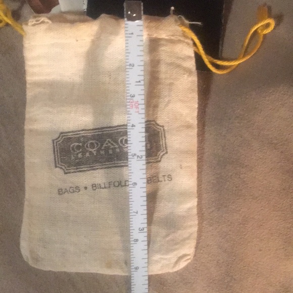 1986 Coach instructions and care paper.  Drawstring satchels - Picture 9 of 10